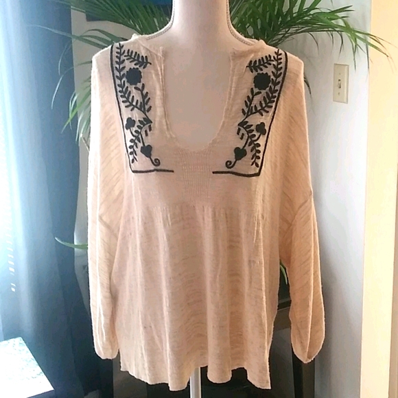 Free People Peasant Top - Picture 1 of 8